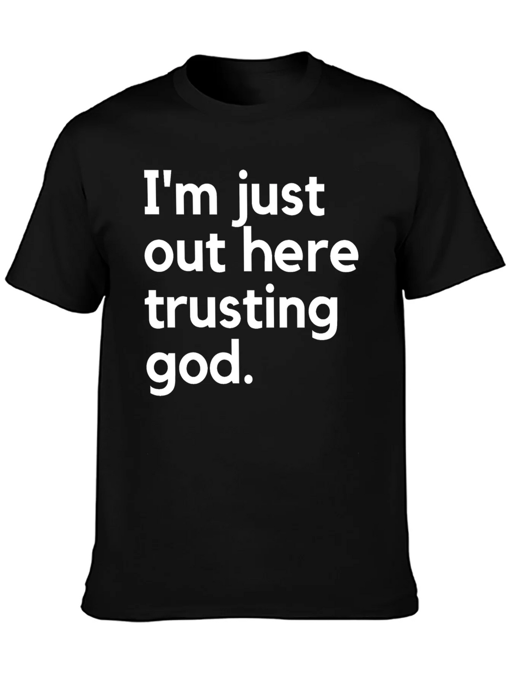 Trusting God T-Shirt - Black product image 3