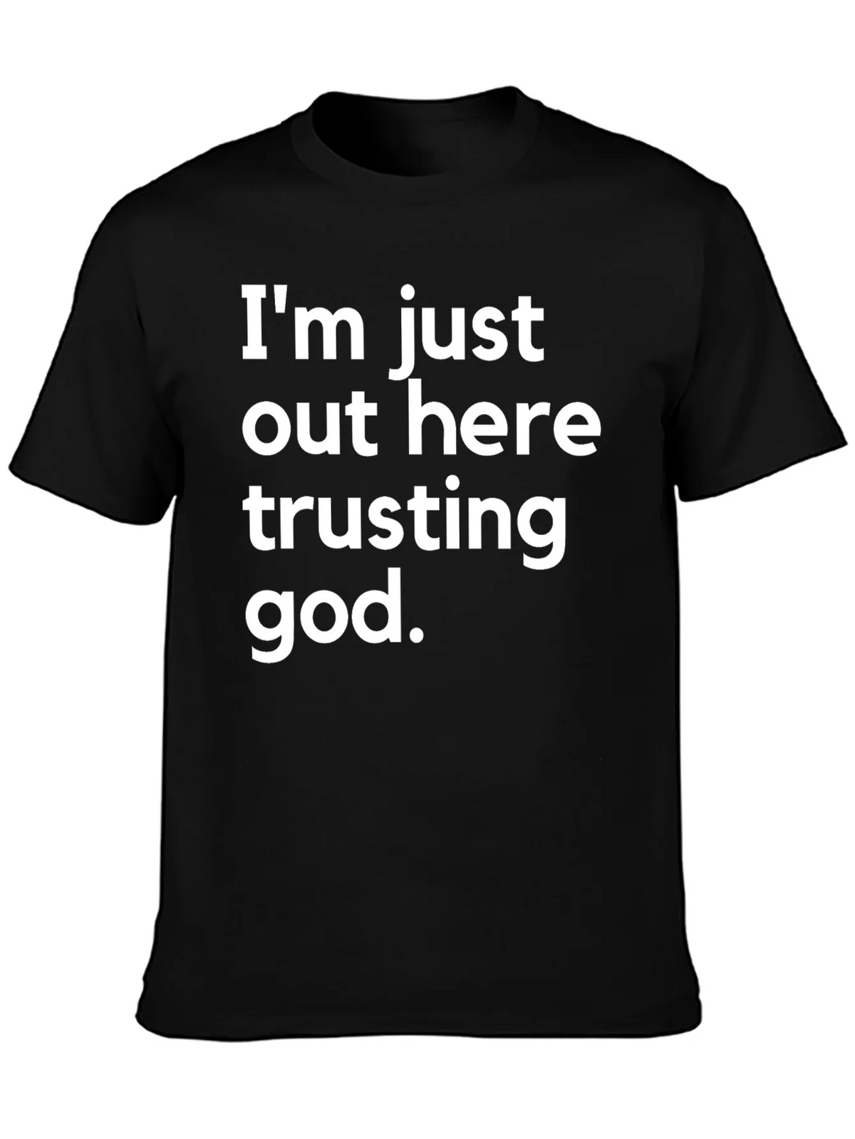 Trusting God T-Shirt - Black product image 3