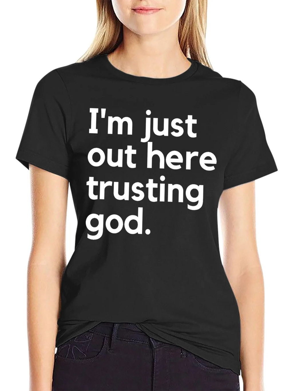 Trusting God T-Shirt - Black product image 2