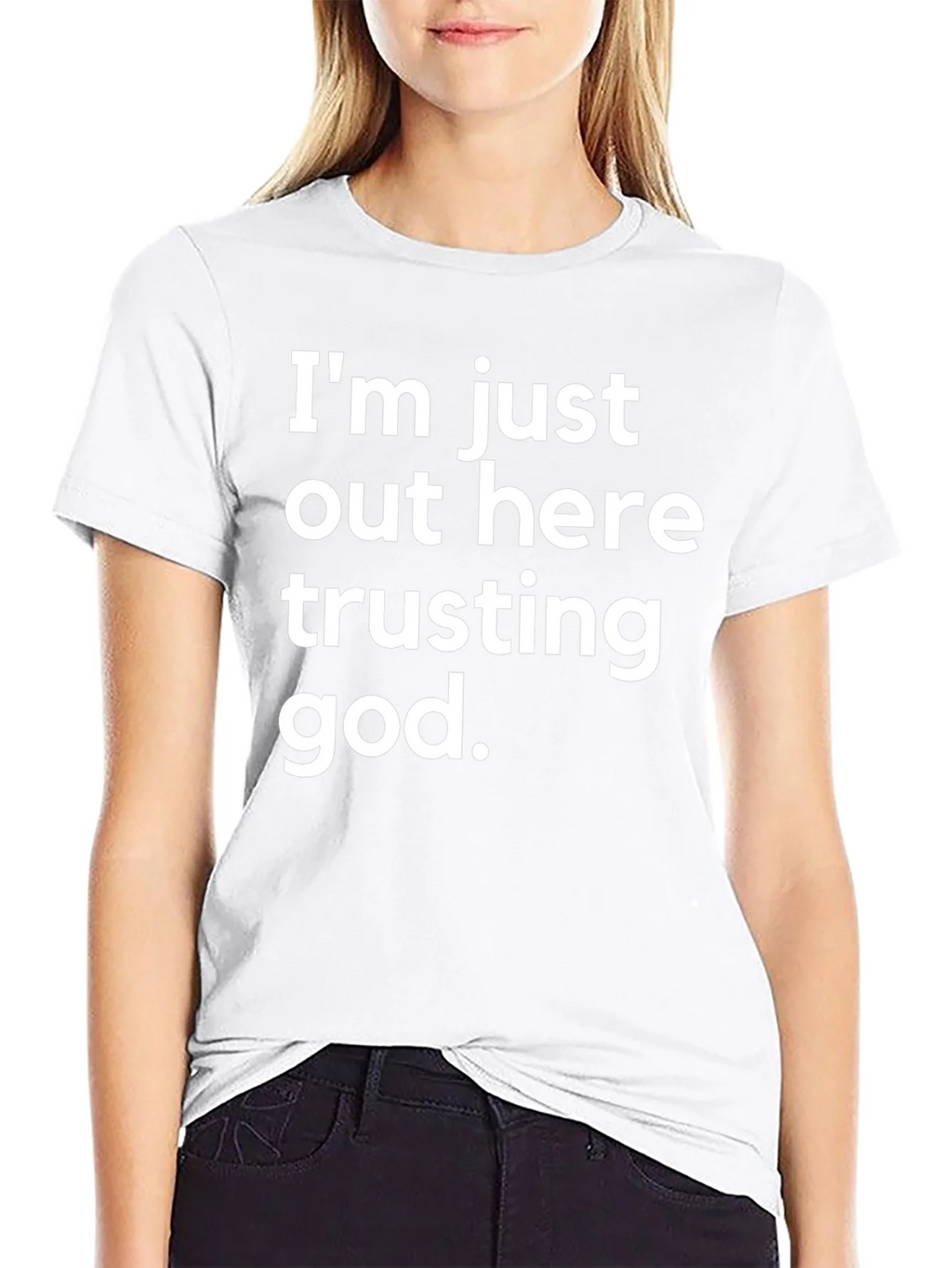 Trusting God T-Shirt - Black product image 8