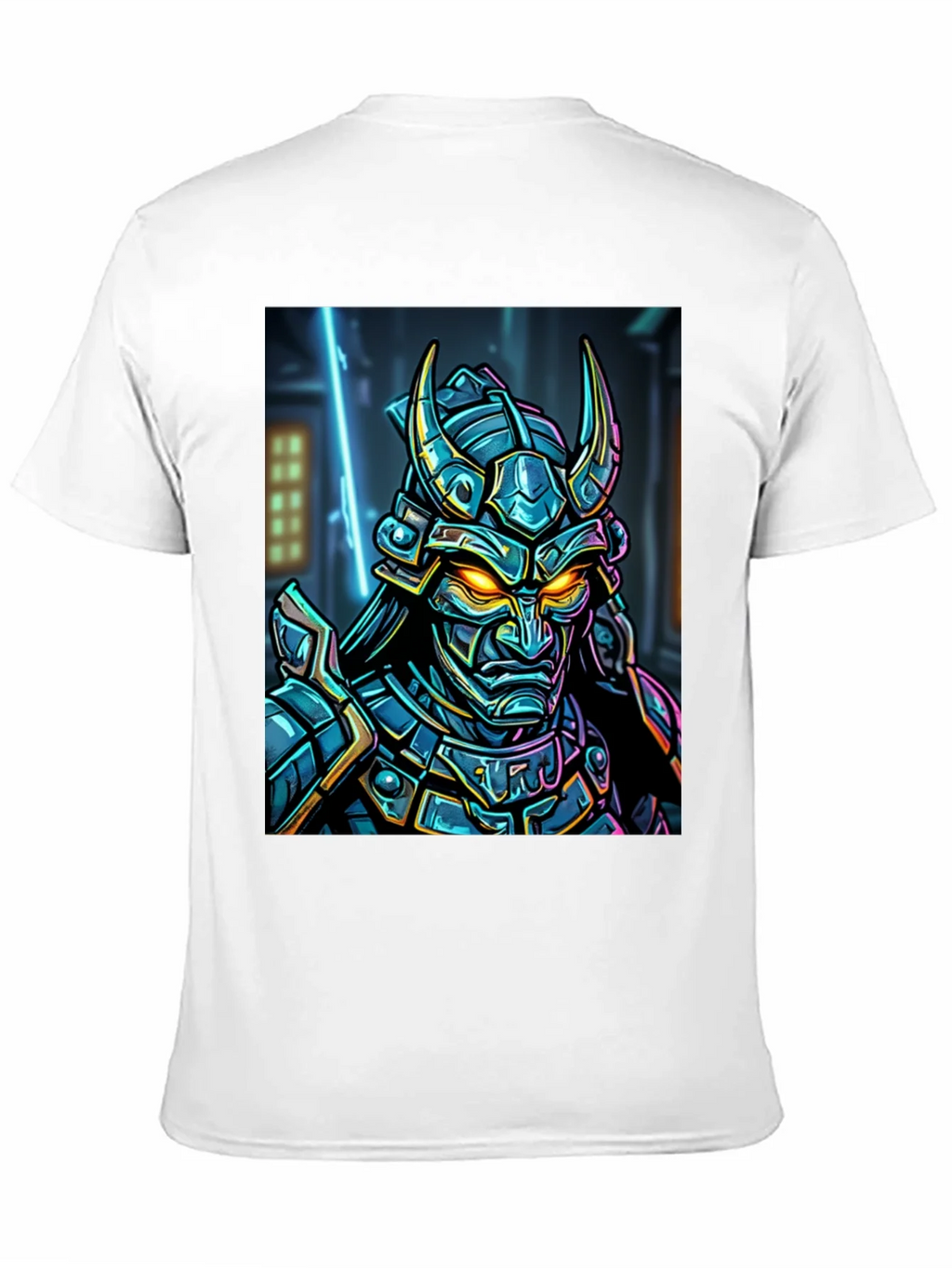 Samurai Warrior Graphic T-Shirt - Black product image 9