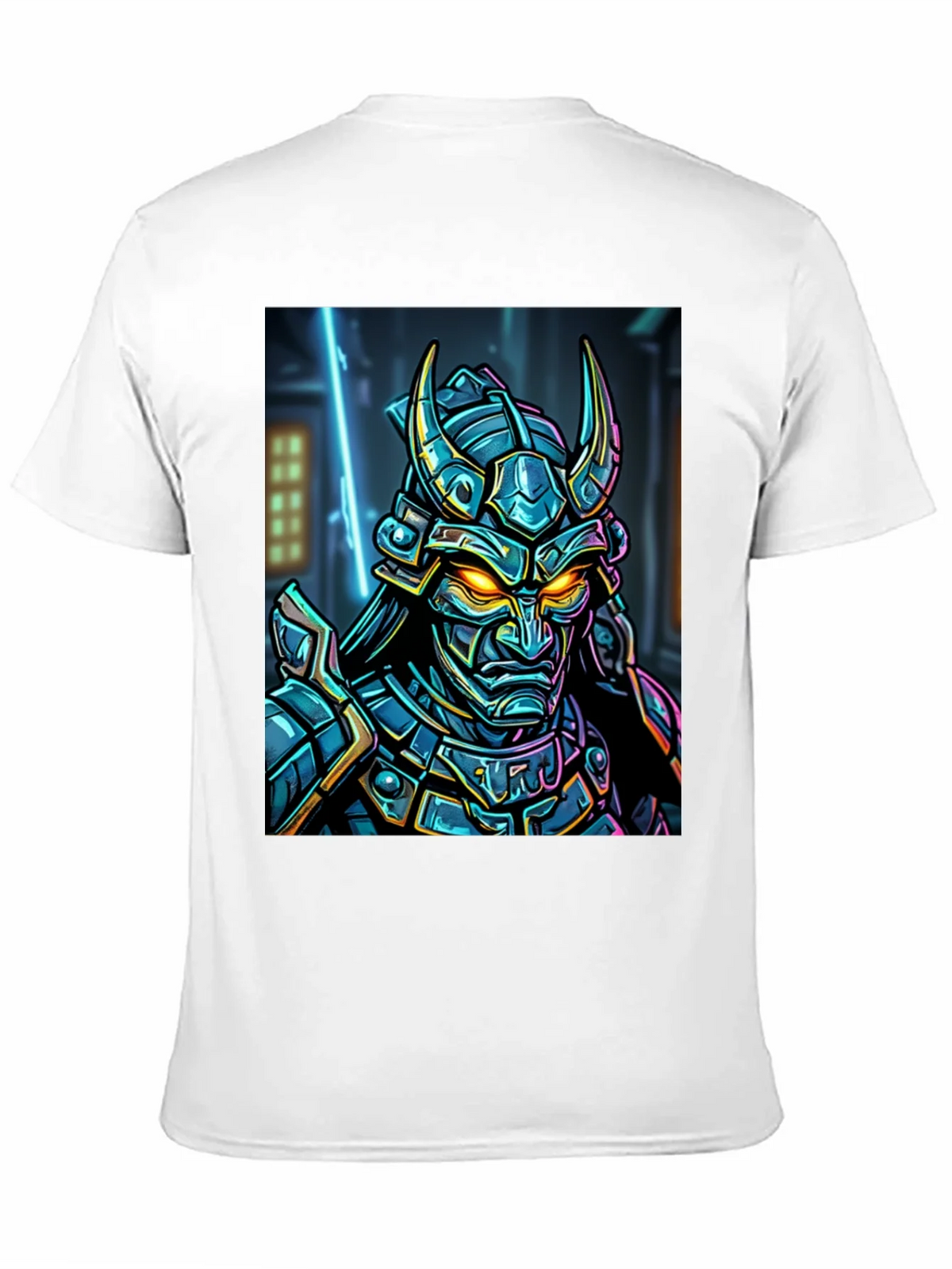 Samurai Warrior Graphic T-Shirt - Black product image 9