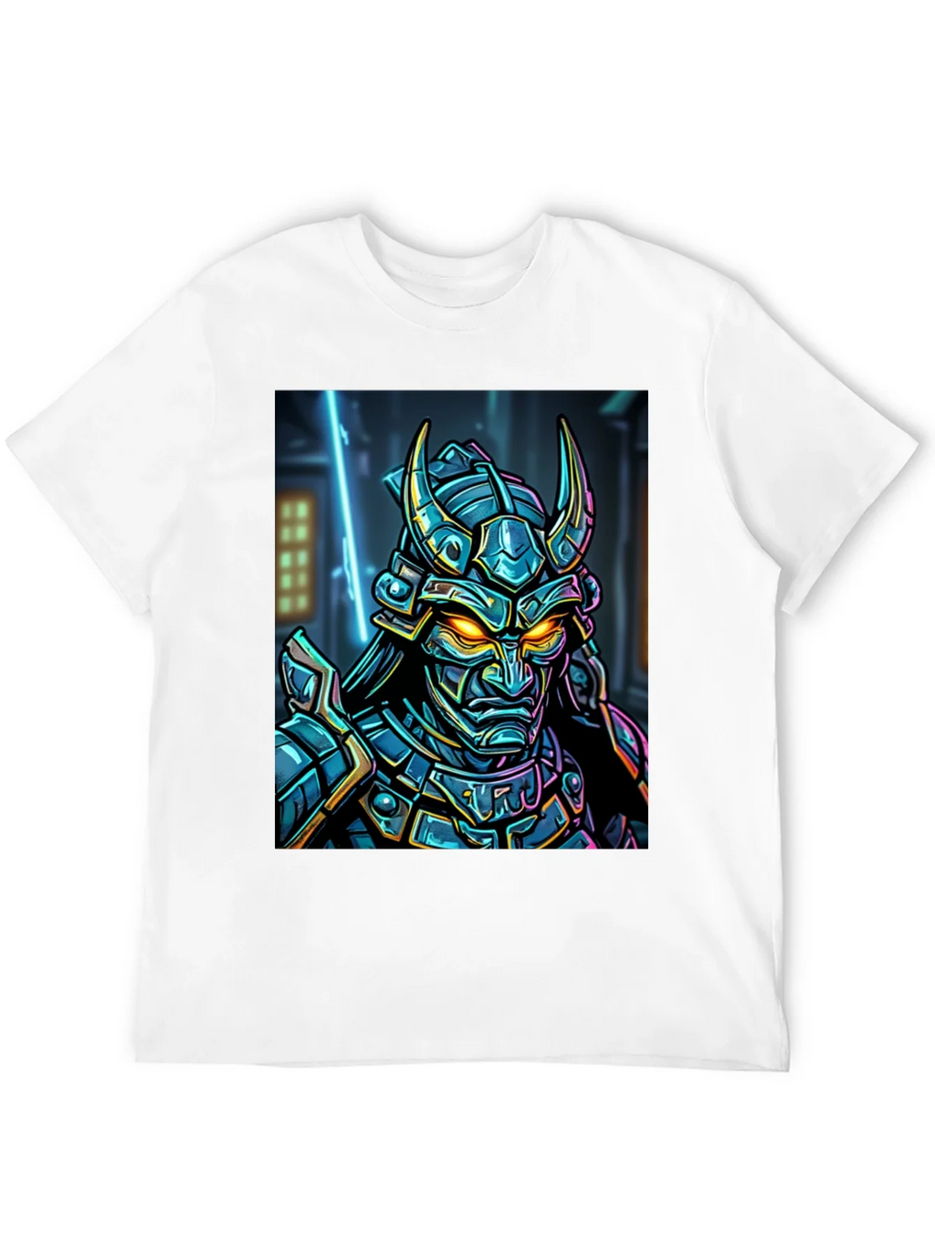 Samurai Warrior Graphic T-Shirt - Black product image 10
