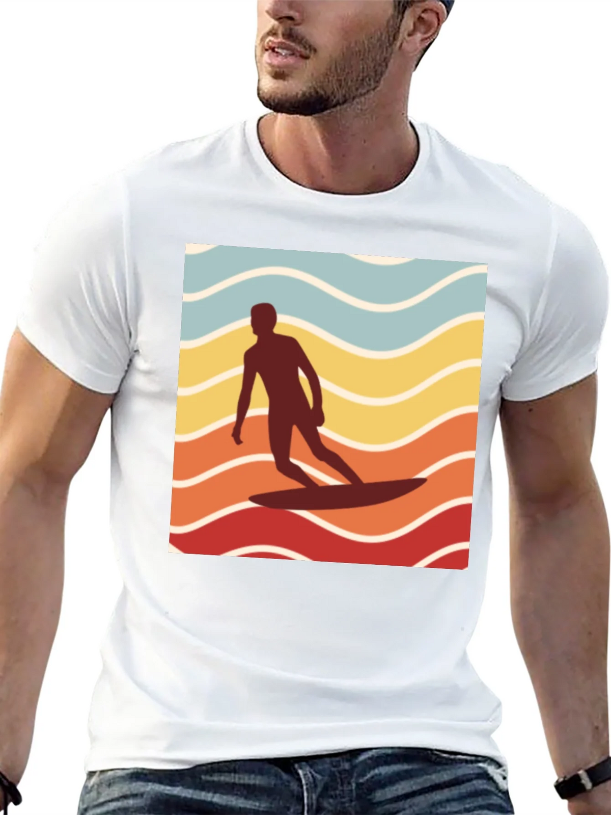 Retro Surfer Graphic Tee product image 7