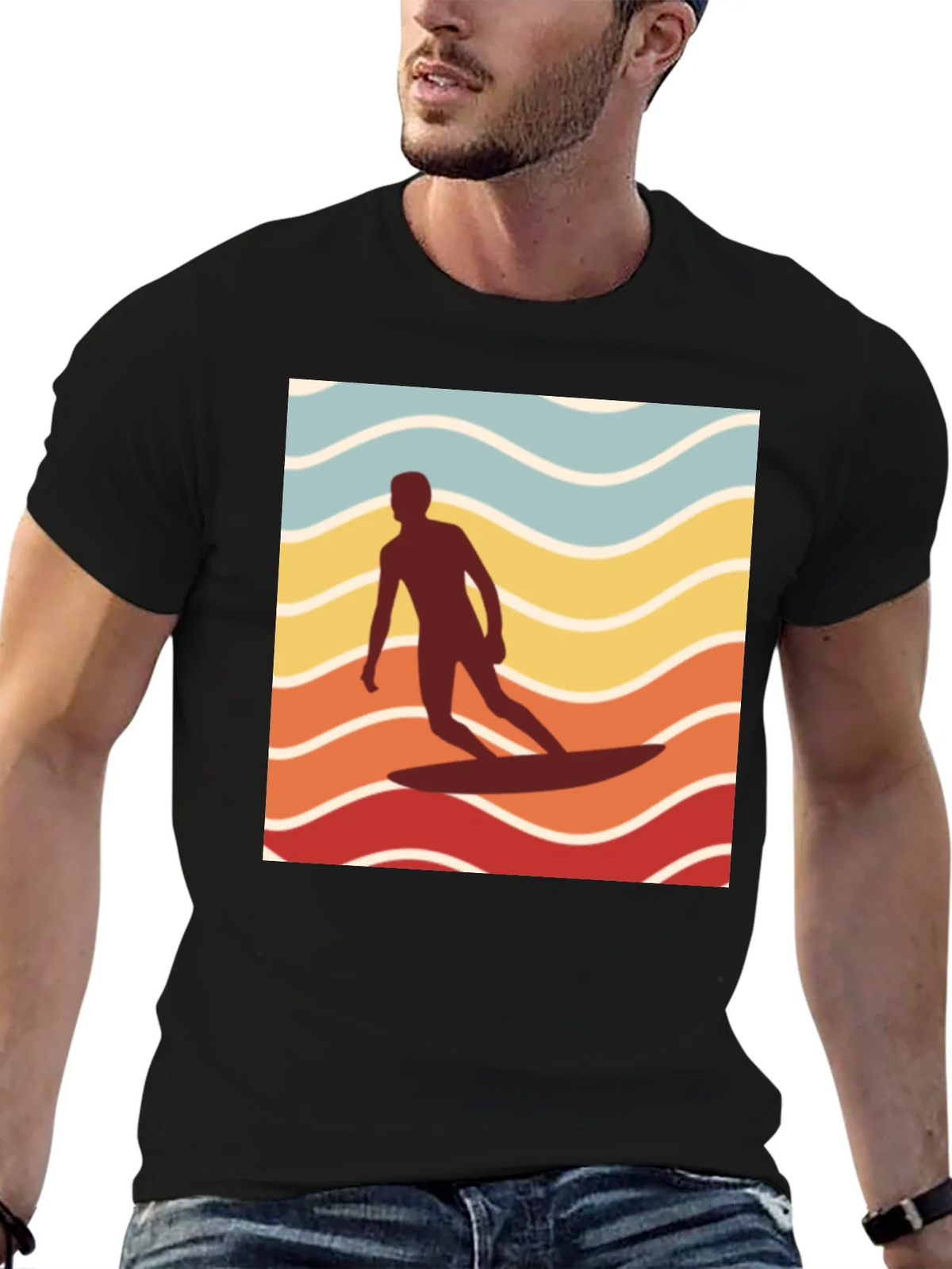 Retro Surfer Graphic Tee product image 4
