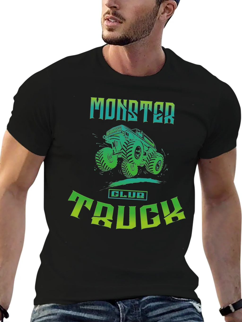 Monster Truck Club Graphic T-Shirt product image 5