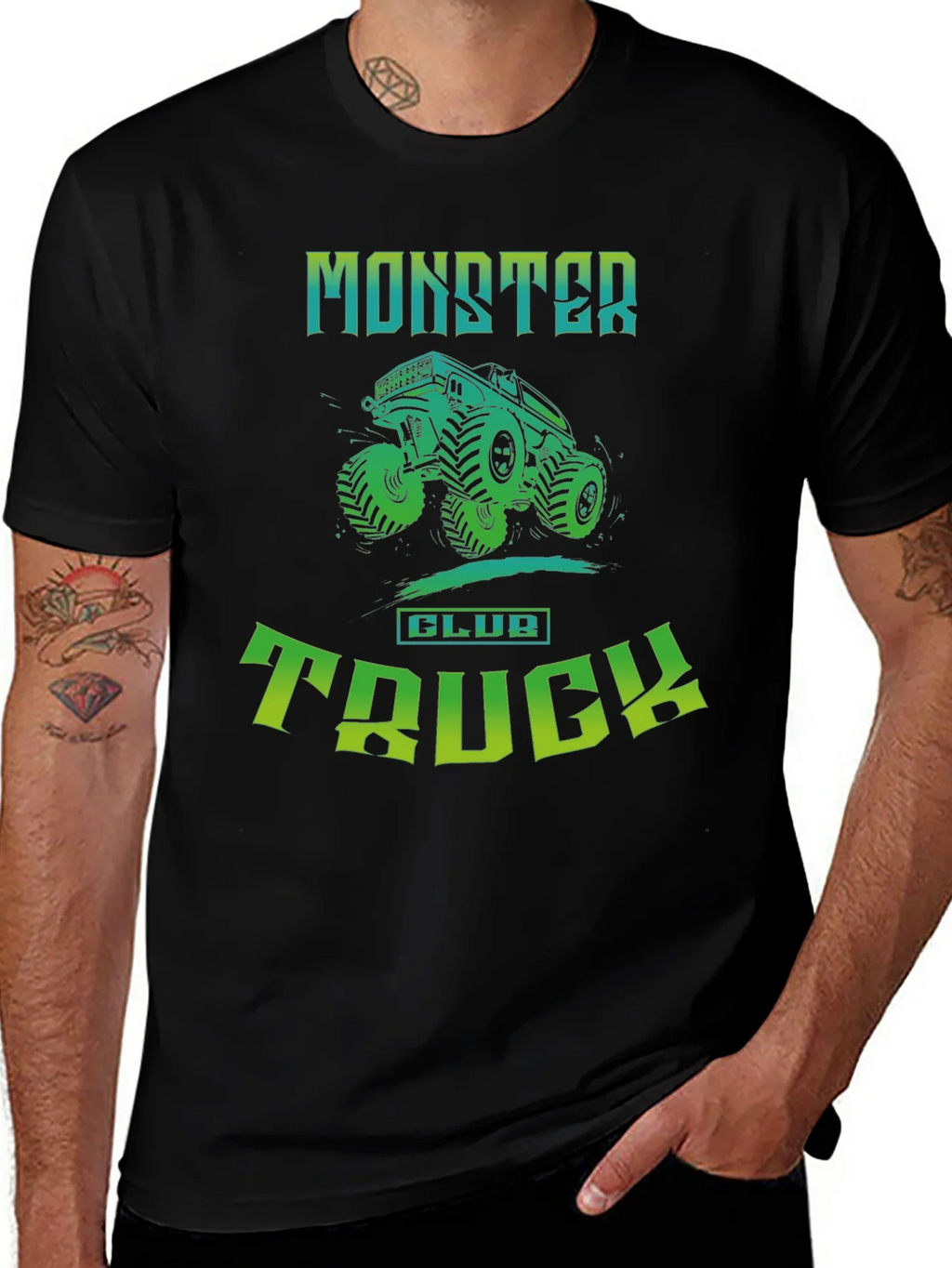 Monster Truck Club Graphic T-Shirt product image 1