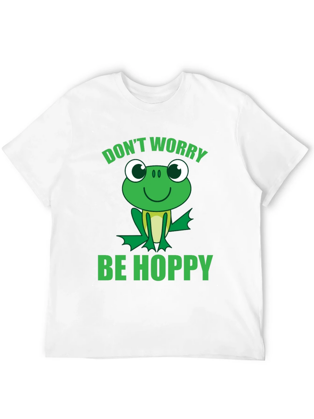Dont Worry Be Hoppy Frog Graphic T-Shirt product image 9