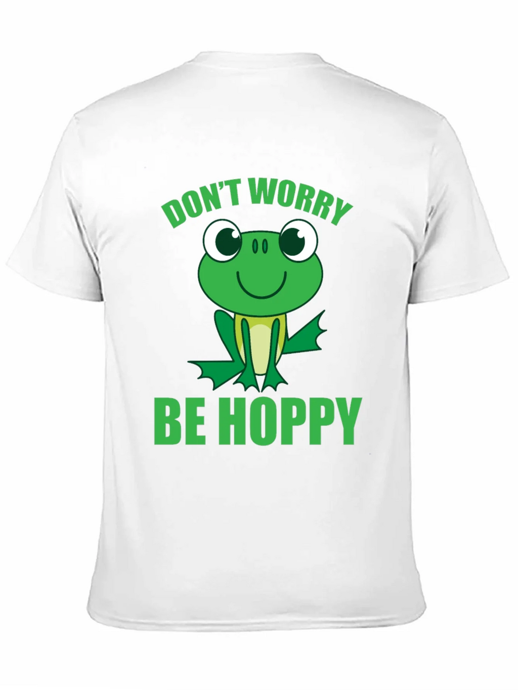 Dont Worry Be Hoppy Frog Graphic T-Shirt product image 8