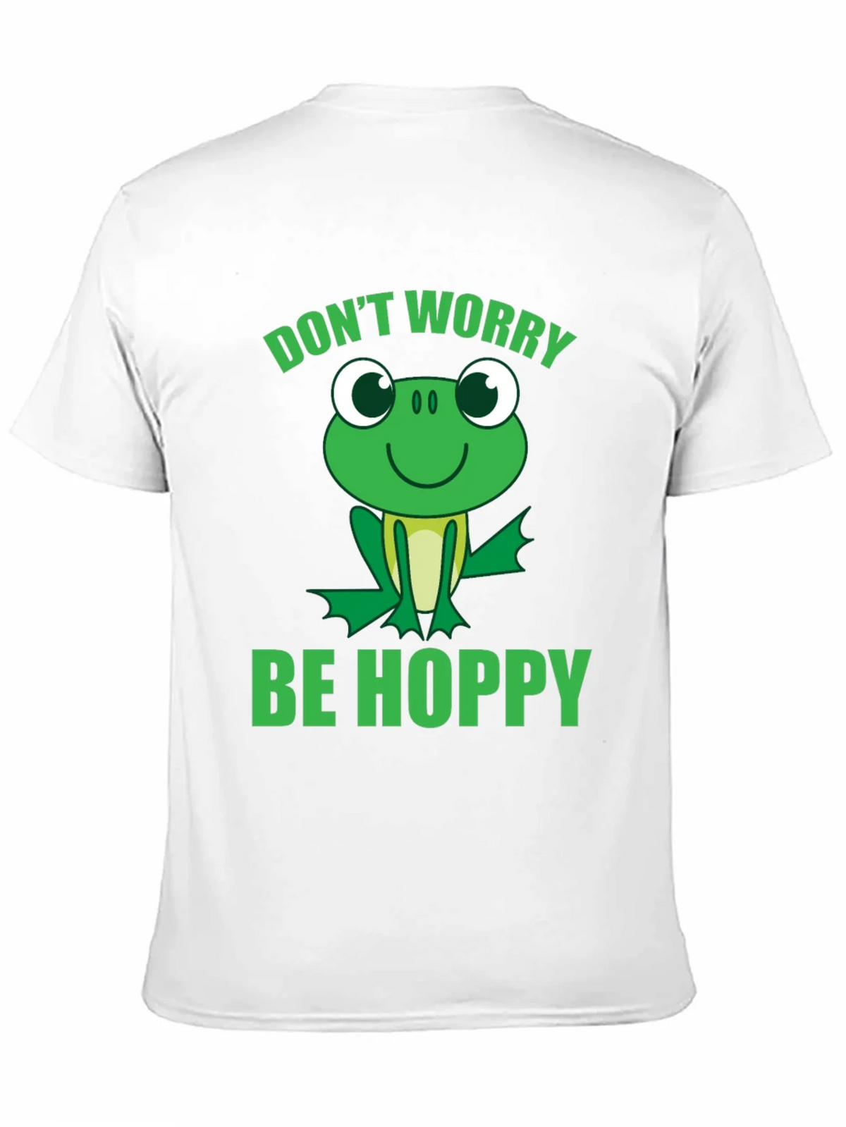 Dont Worry Be Hoppy Frog Graphic T-Shirt product image 8