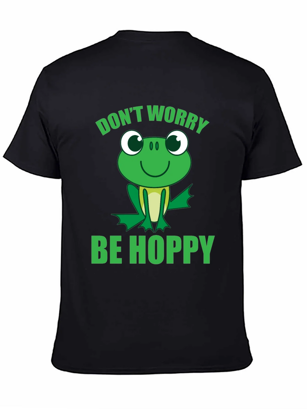 Dont Worry Be Hoppy Frog Graphic T-Shirt product image 4