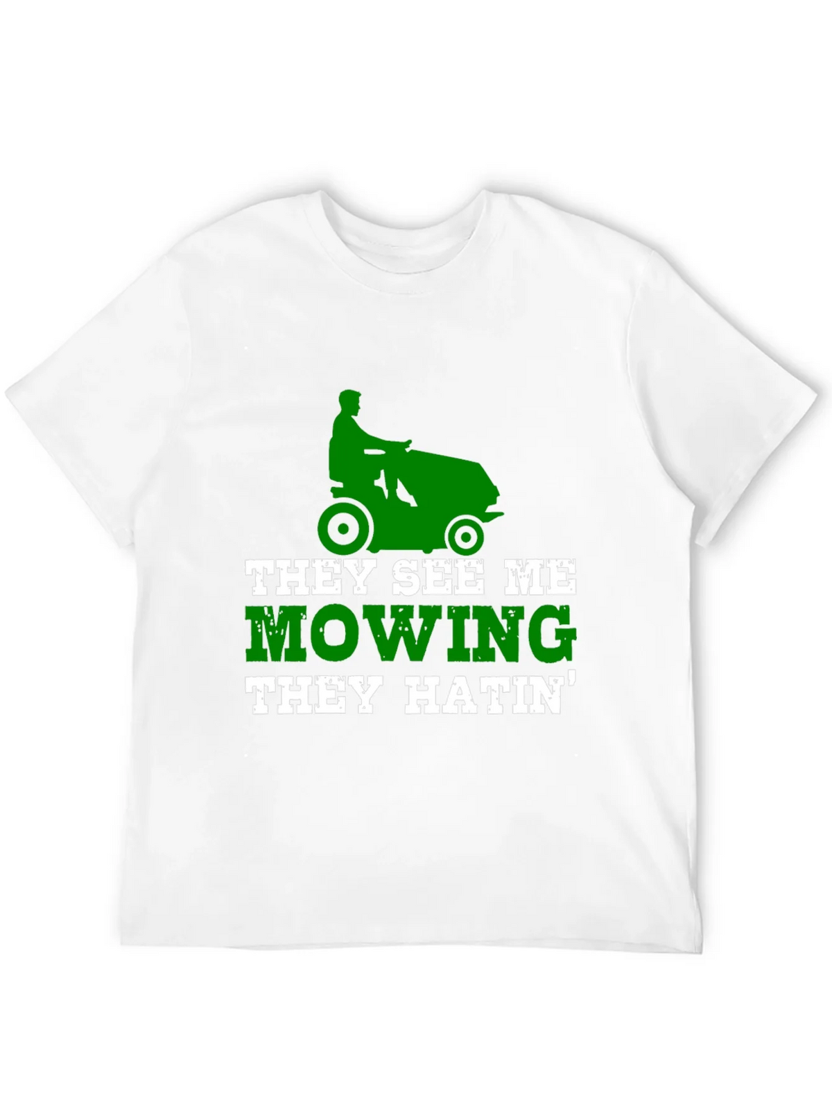 Funny Lawn Mowing T-Shirt - They See Me product image 11