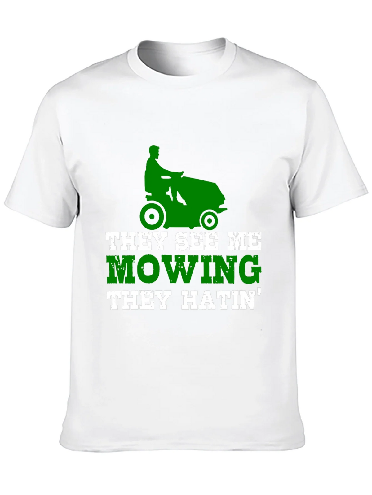 Funny Lawn Mowing T-Shirt - They See Me product image 9