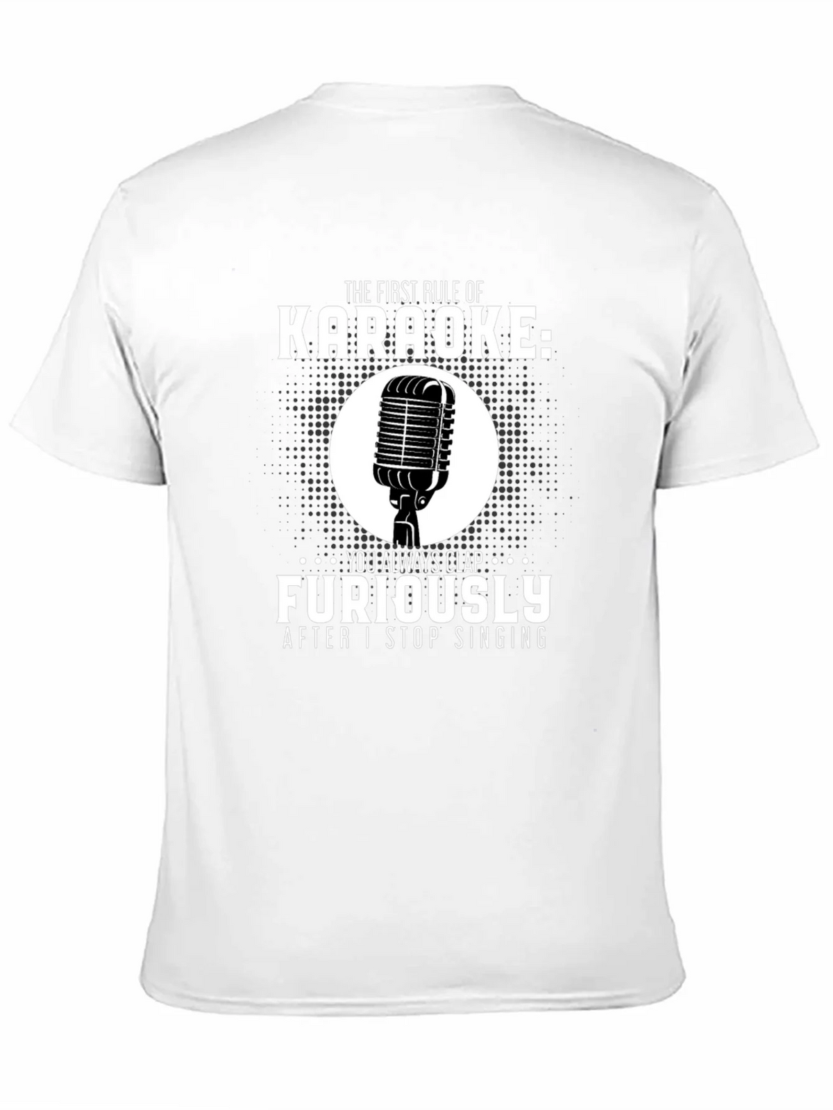 Karaoke Rule T-Shirt: Clap Furiously Funny Musician Tee product image 7