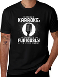 Karaoke Rule T-Shirt: Clap Furiously Funny Musician Tee product image 1