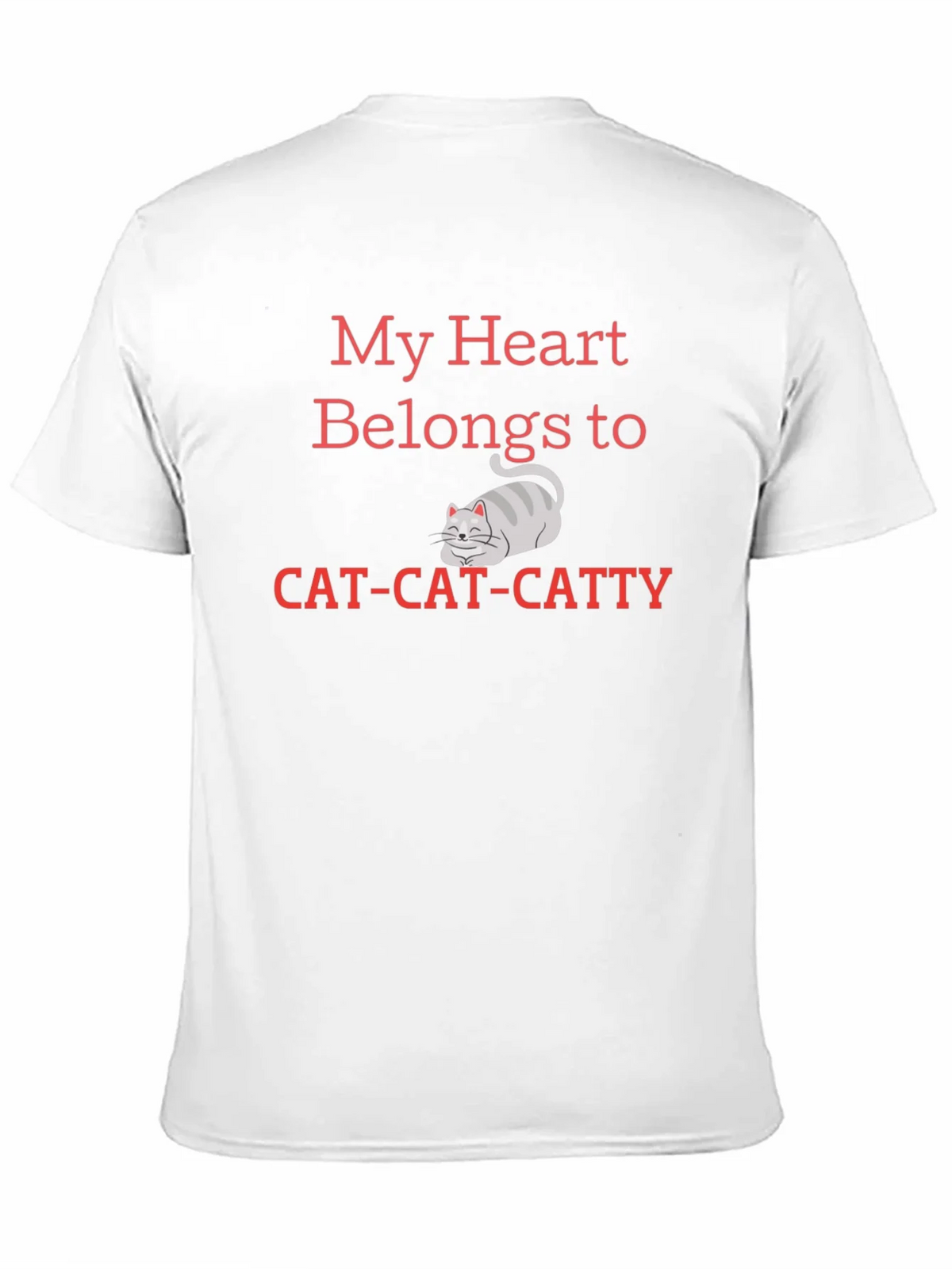 My Heart Belongs To Cat Catty Black T-Shirt product image 7