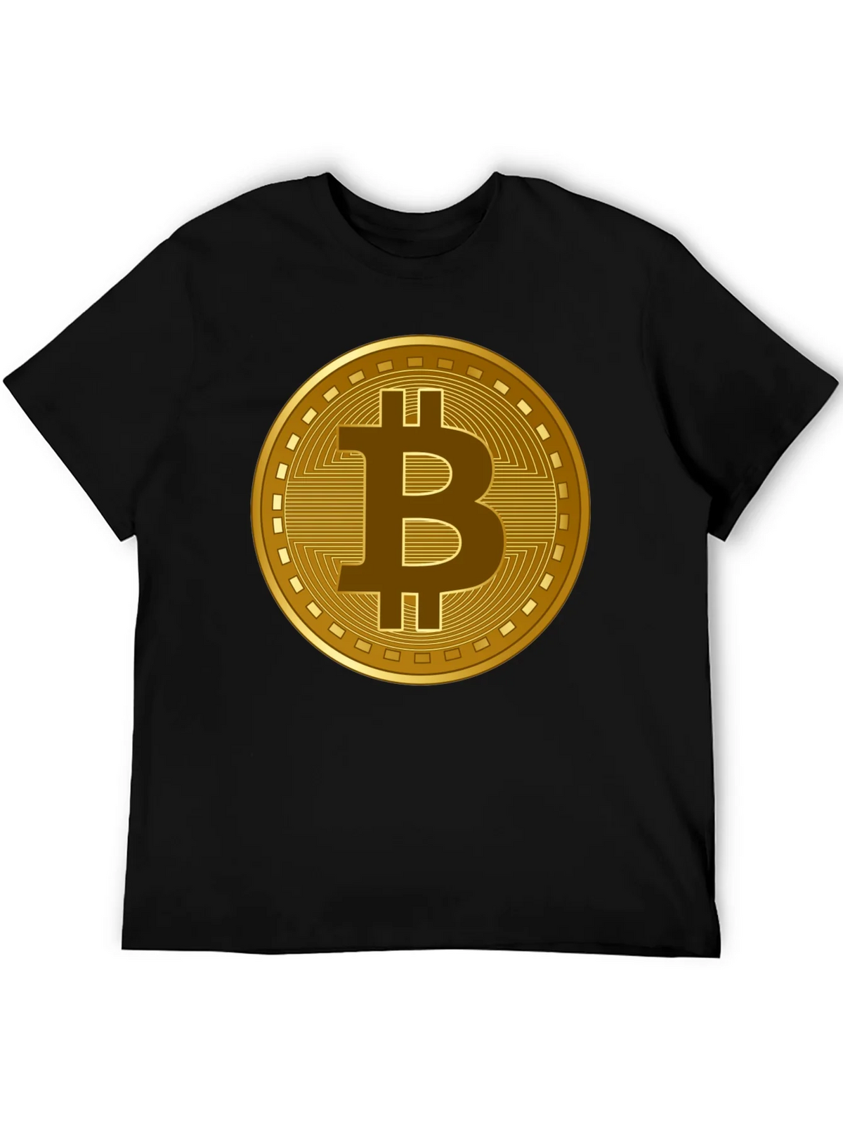 Bitcoin Crypto Graphic T-Shirt - Black product image 5