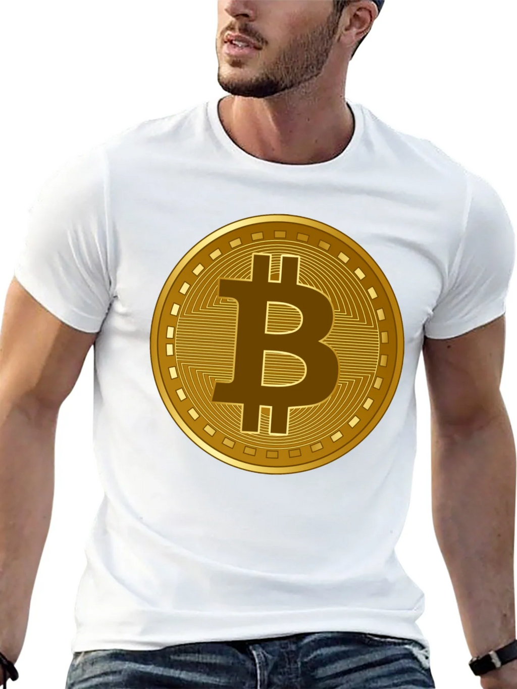 Bitcoin Crypto Graphic T-Shirt - Black product image 12
