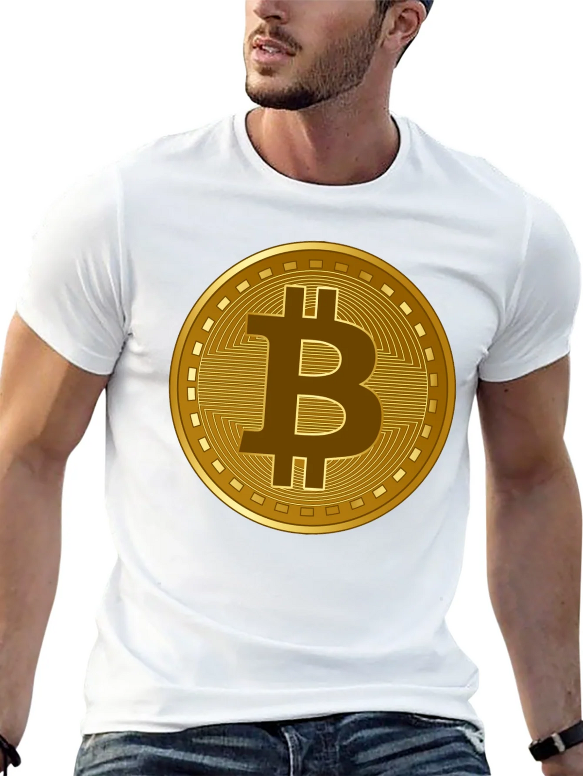 Bitcoin Crypto Graphic T-Shirt - Black product image 12