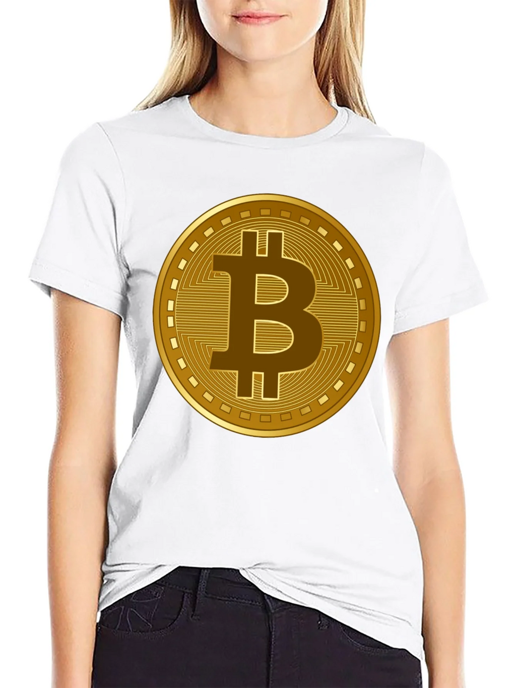 Bitcoin Crypto Graphic T-Shirt - Black product image 8