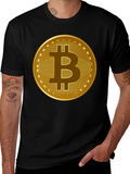 Bitcoin Crypto Graphic T-Shirt - Black product image 1