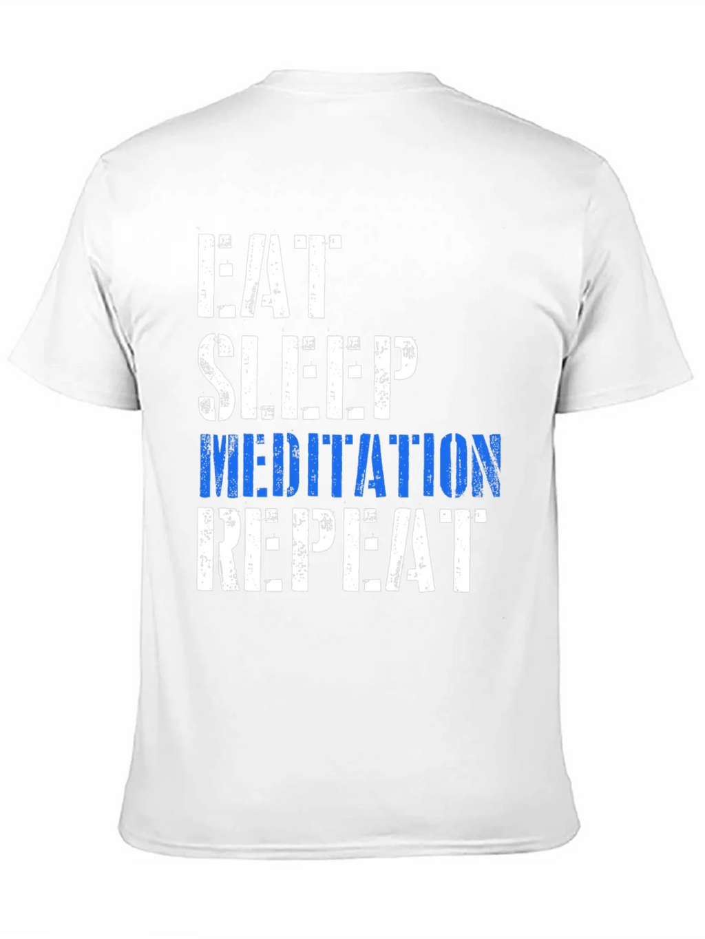 Eat Sleep Meditation Repeat Graphic T-Shirt product image 10