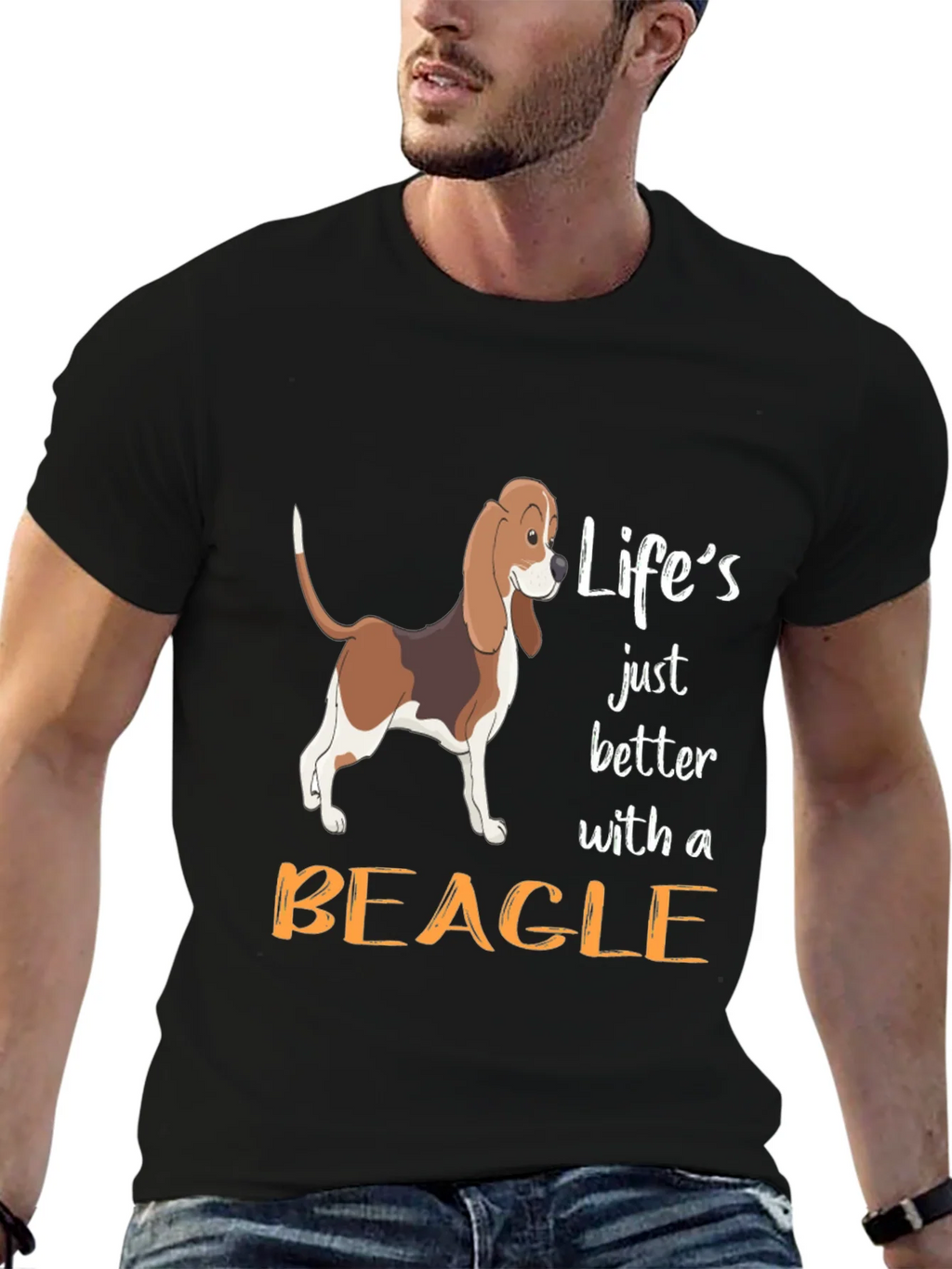 Lifes Better With a Beagle T-Shirt product image 5