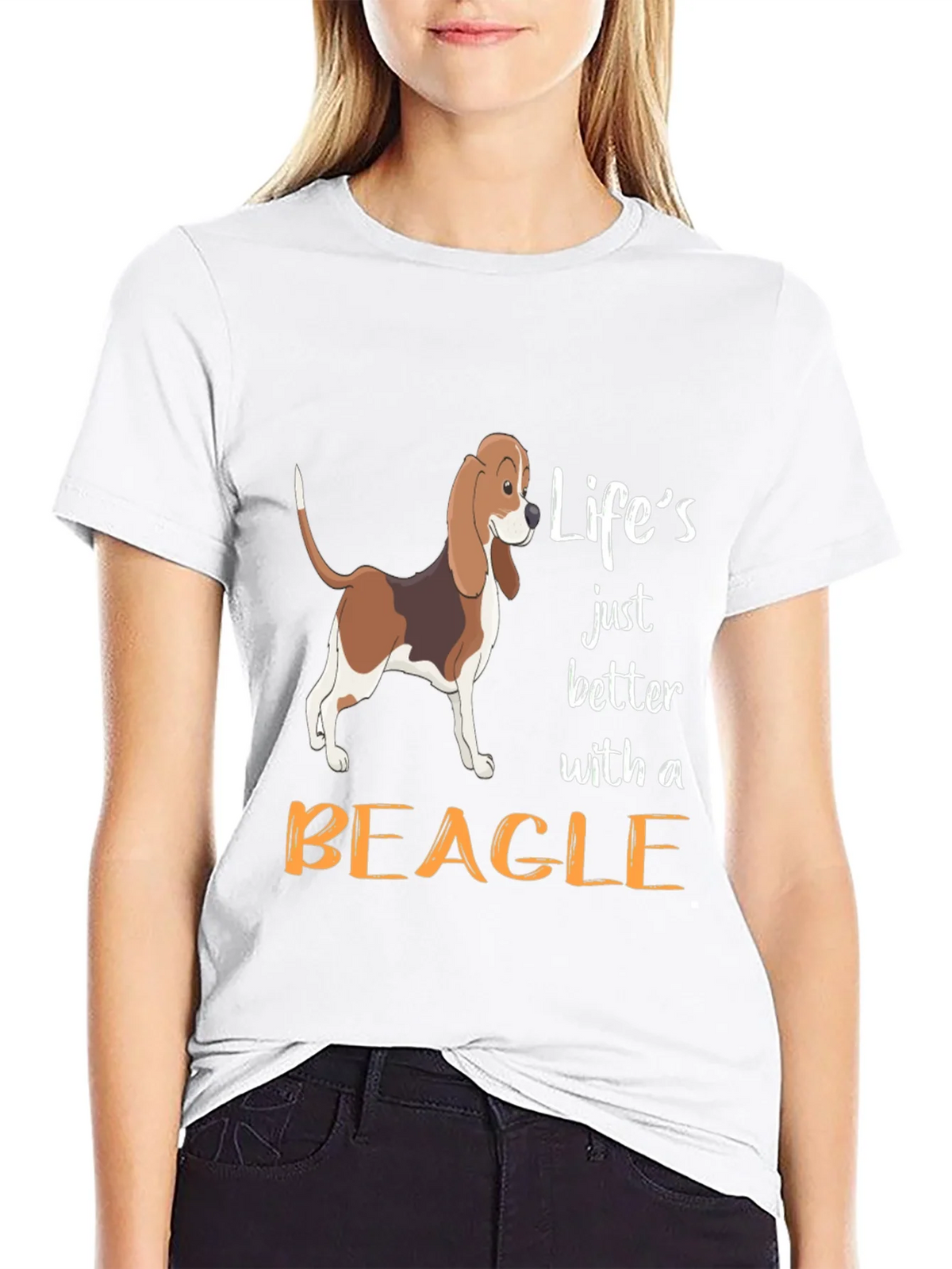 Lifes Better With a Beagle T-Shirt product image 7