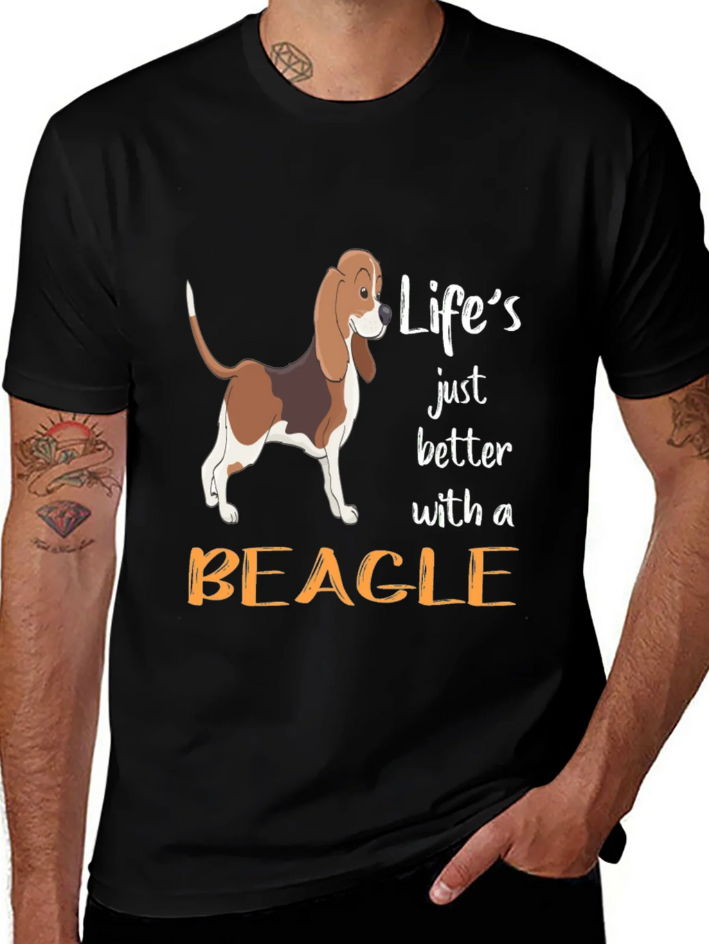 Lifes Better With a Beagle T-Shirt product image 1