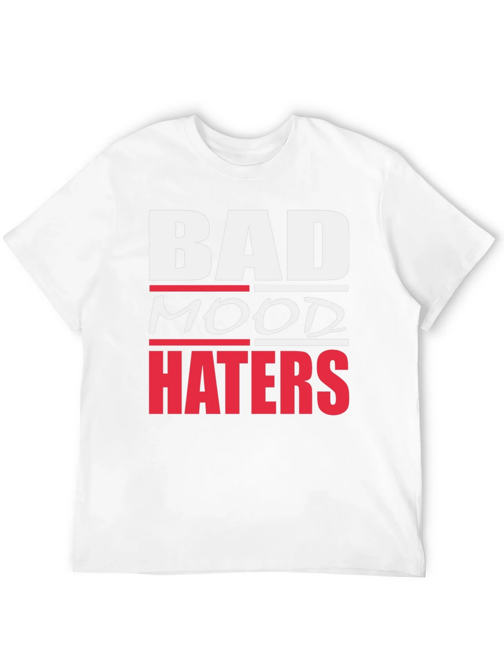 Bad Mood Haters Graphic T-Shirt - Black product image 11