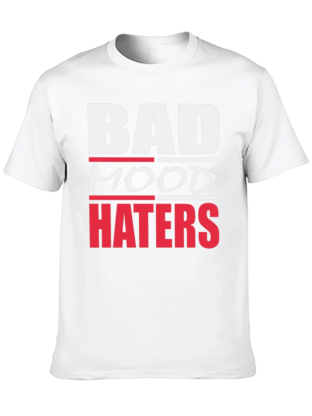 Bad Mood Haters Graphic T-Shirt - Black product image 9