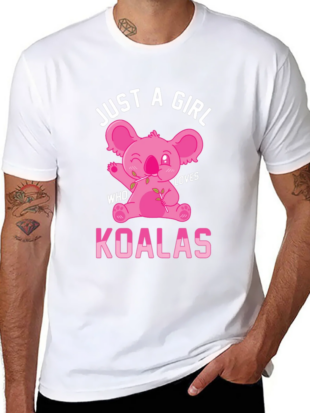 Just A Girl Who Loves Koalas T-Shirt product image 7
