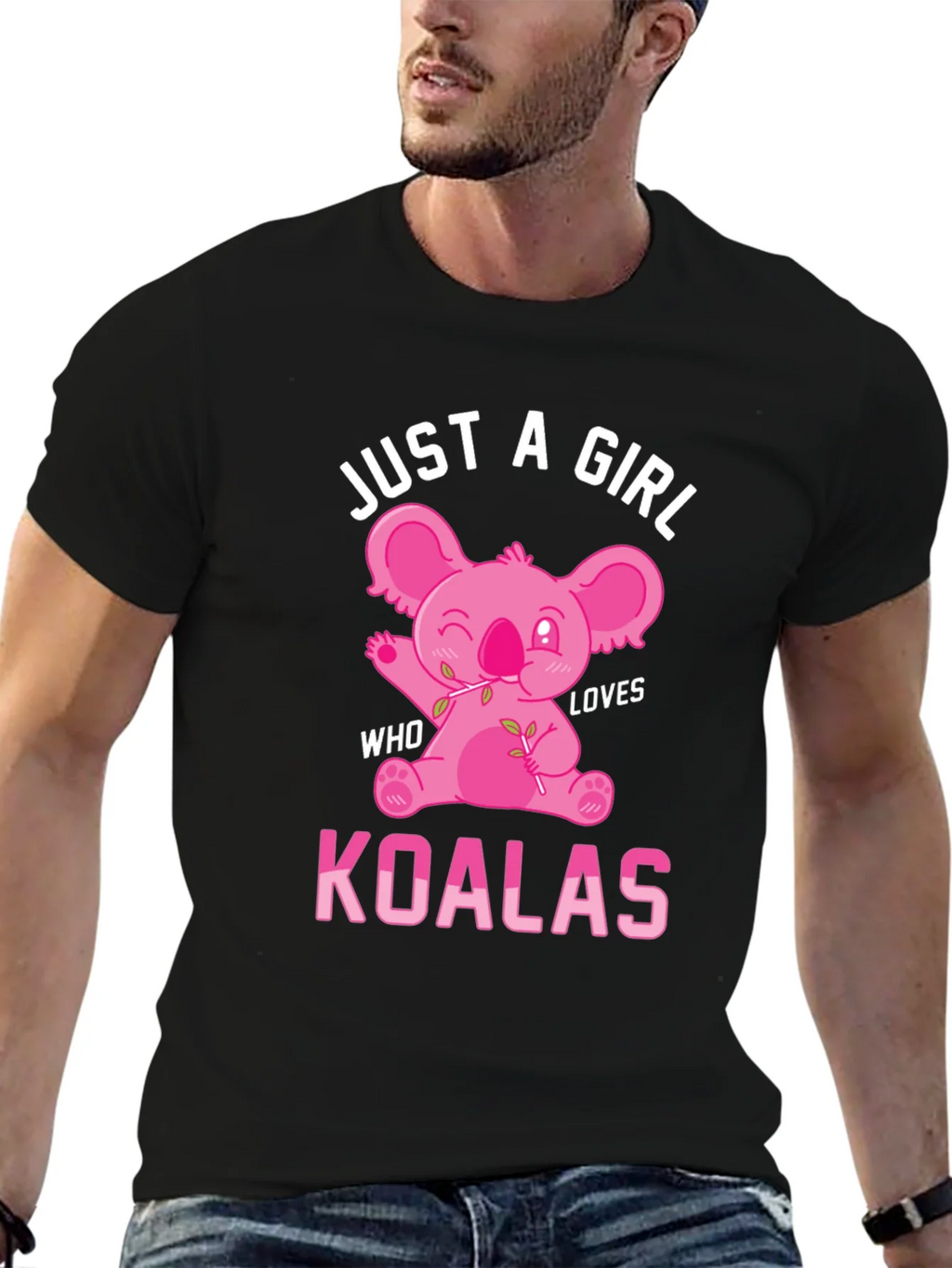 Just A Girl Who Loves Koalas T-Shirt product image 6