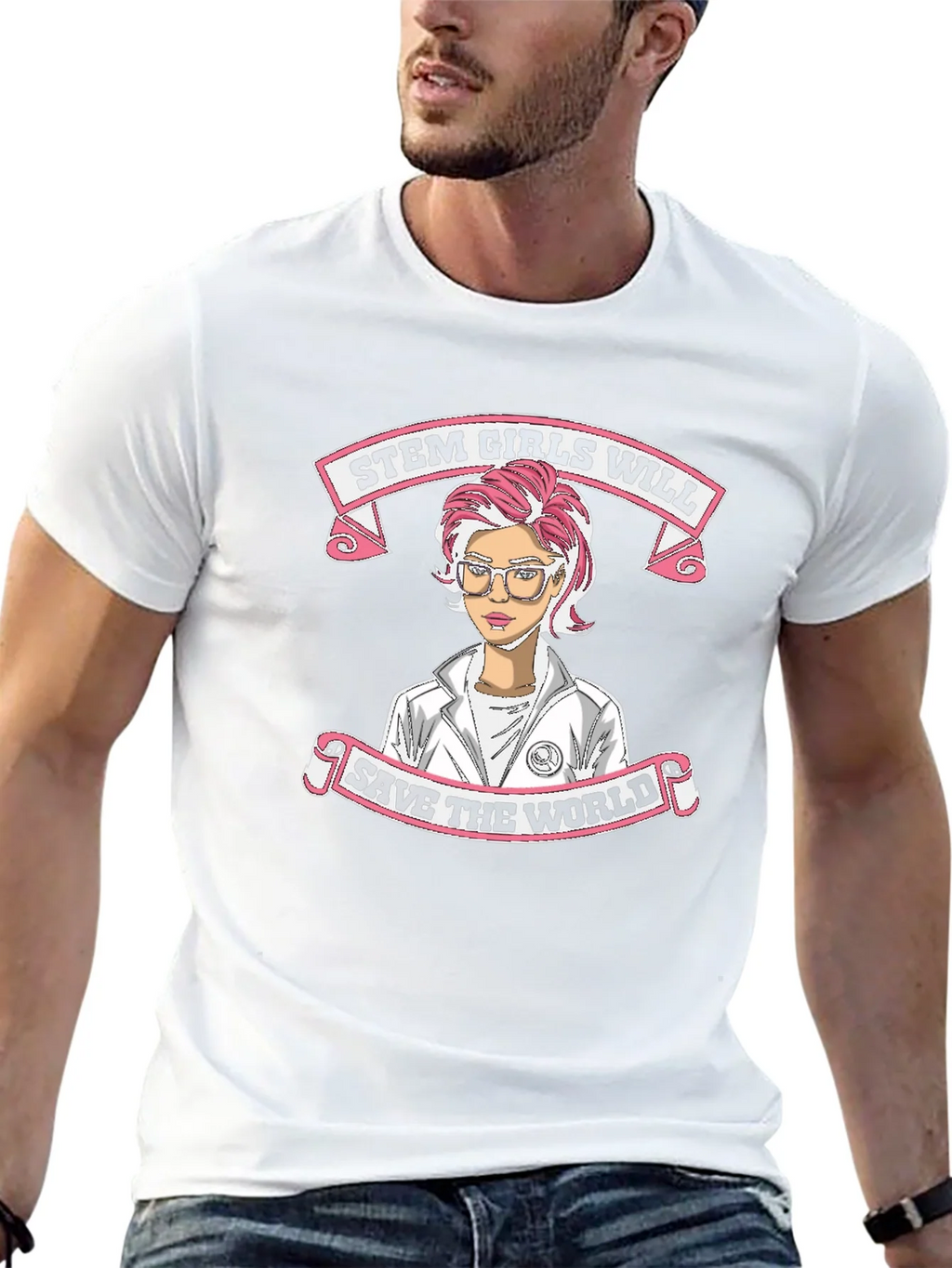 STEM Girls Will Save The World T-Shirt product image 12