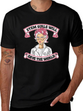 STEM Girls Will Save The World T-Shirt product image 1