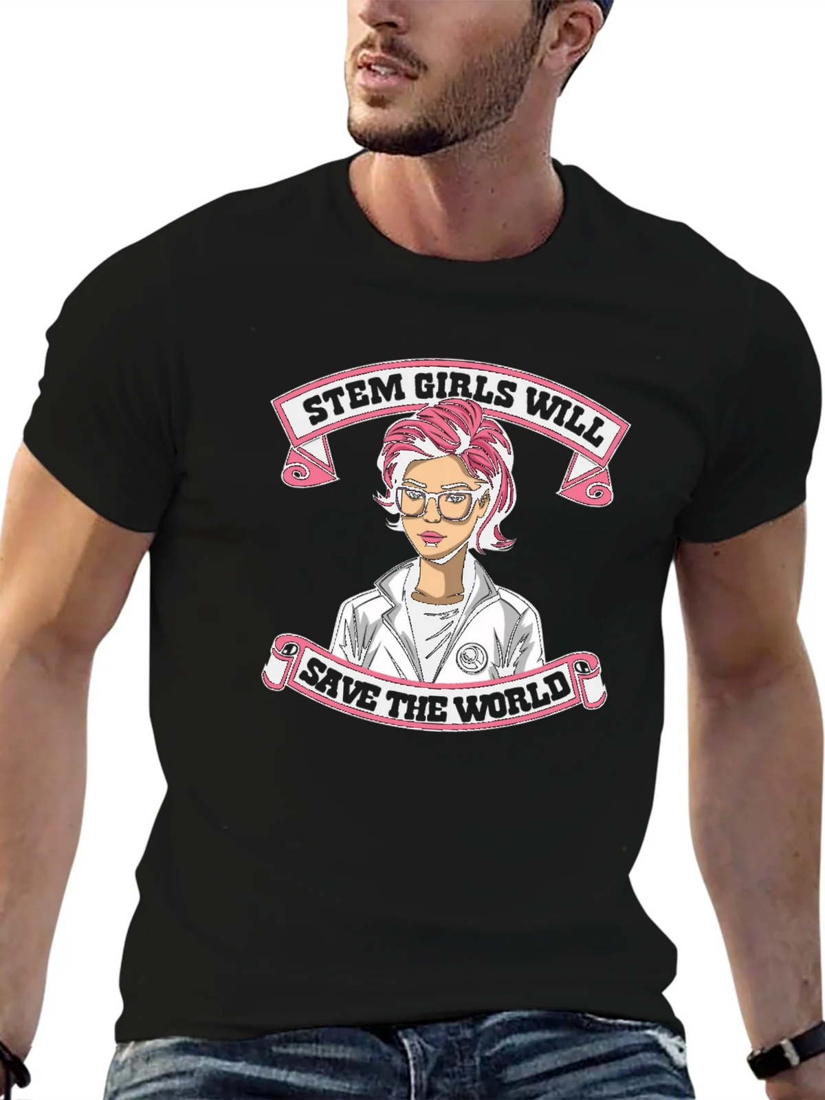 STEM Girls Will Save The World T-Shirt product image 6