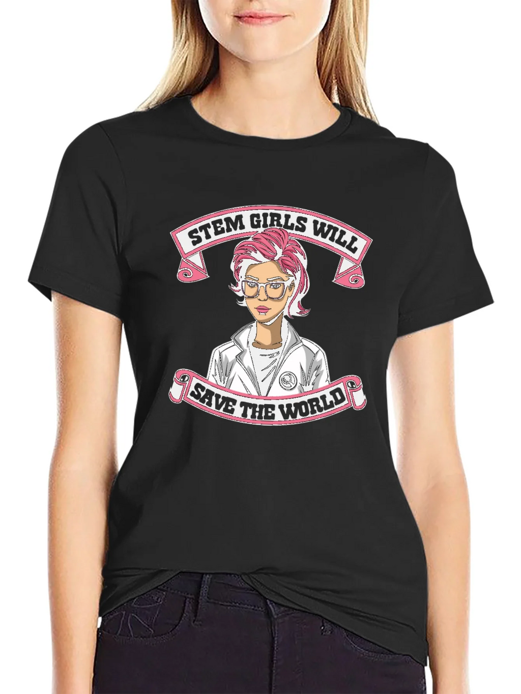 STEM Girls Will Save The World T-Shirt product image 2