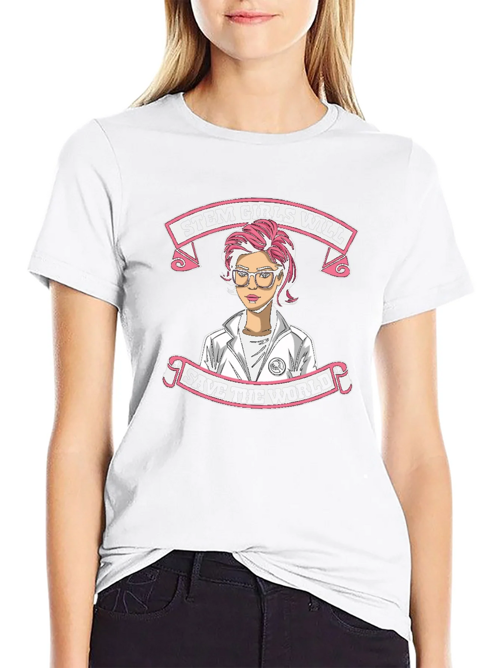 STEM Girls Will Save The World T-Shirt product image 8