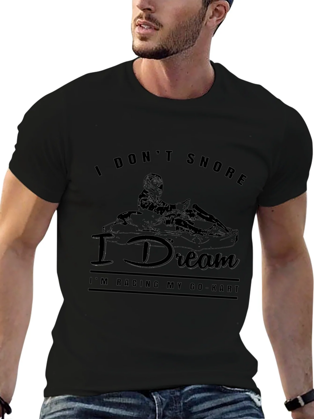 I Dont Snore I Dream Racing Go-Kart T-Shirt product image 5