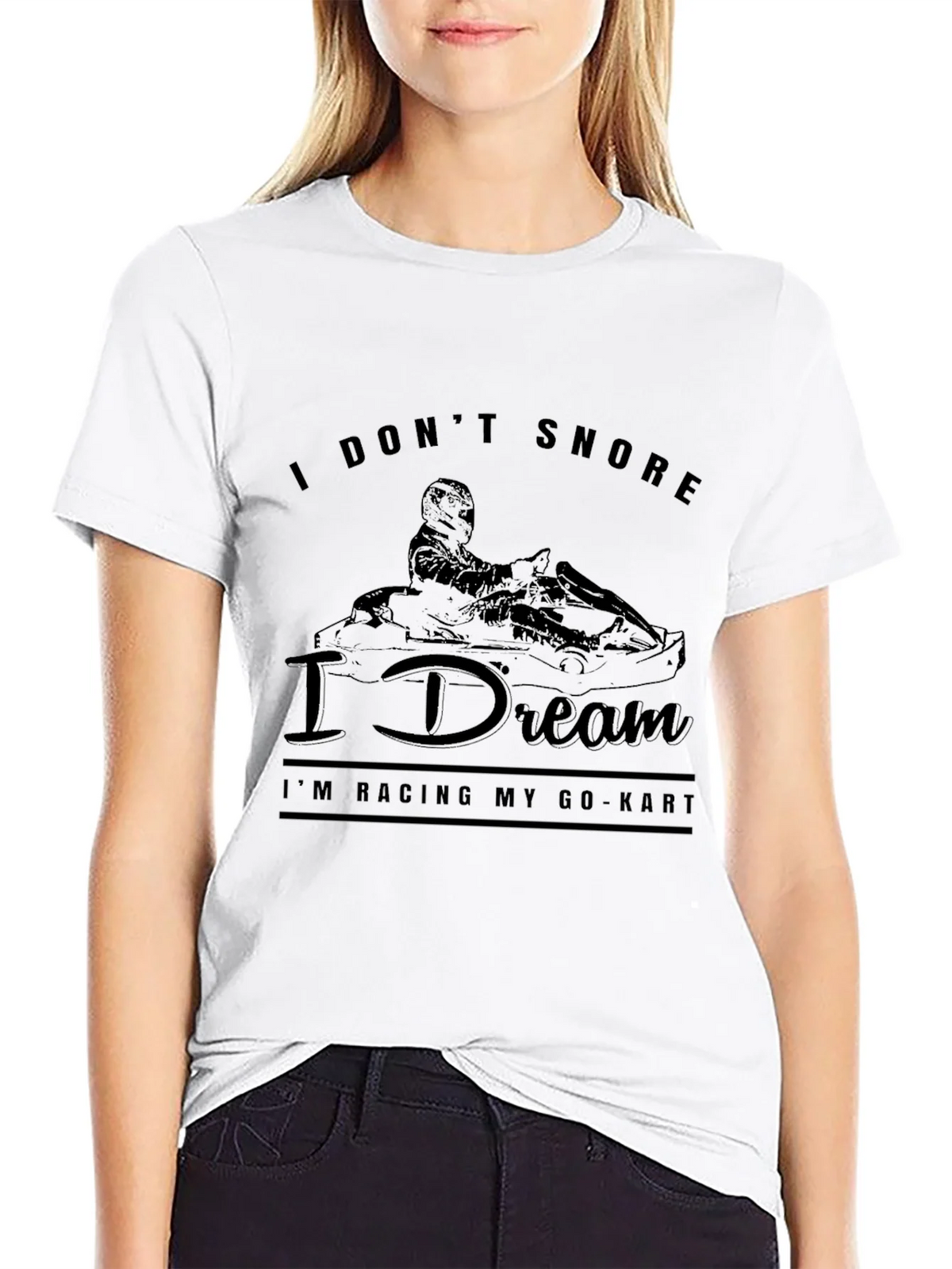 I Dont Snore I Dream Racing Go-Kart T-Shirt product image 7