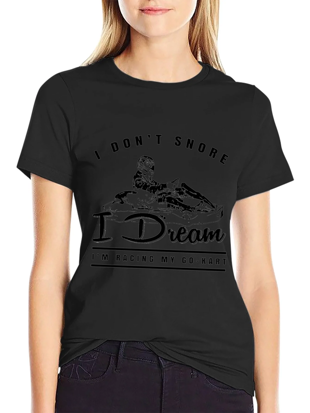 I Dont Snore I Dream Racing Go-Kart T-Shirt product image 2