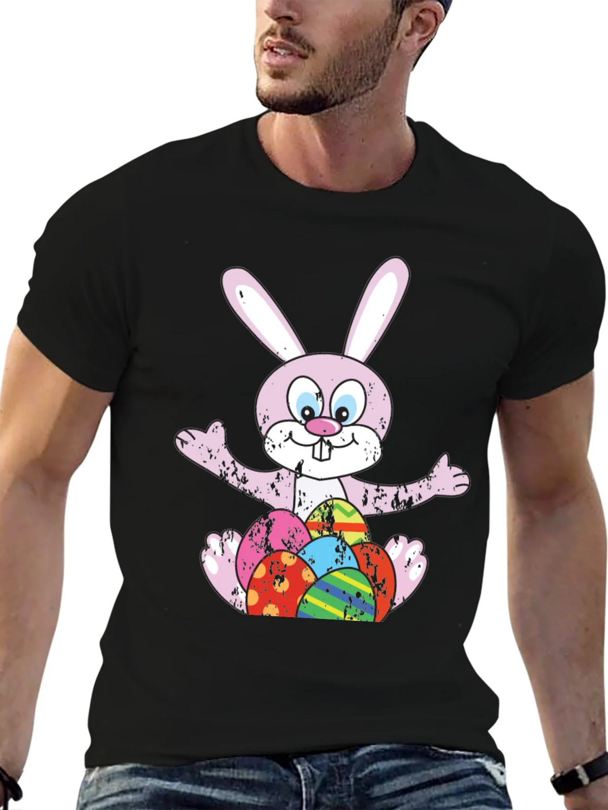 Easter Bunny & Egg Graphic Tee product image 6
