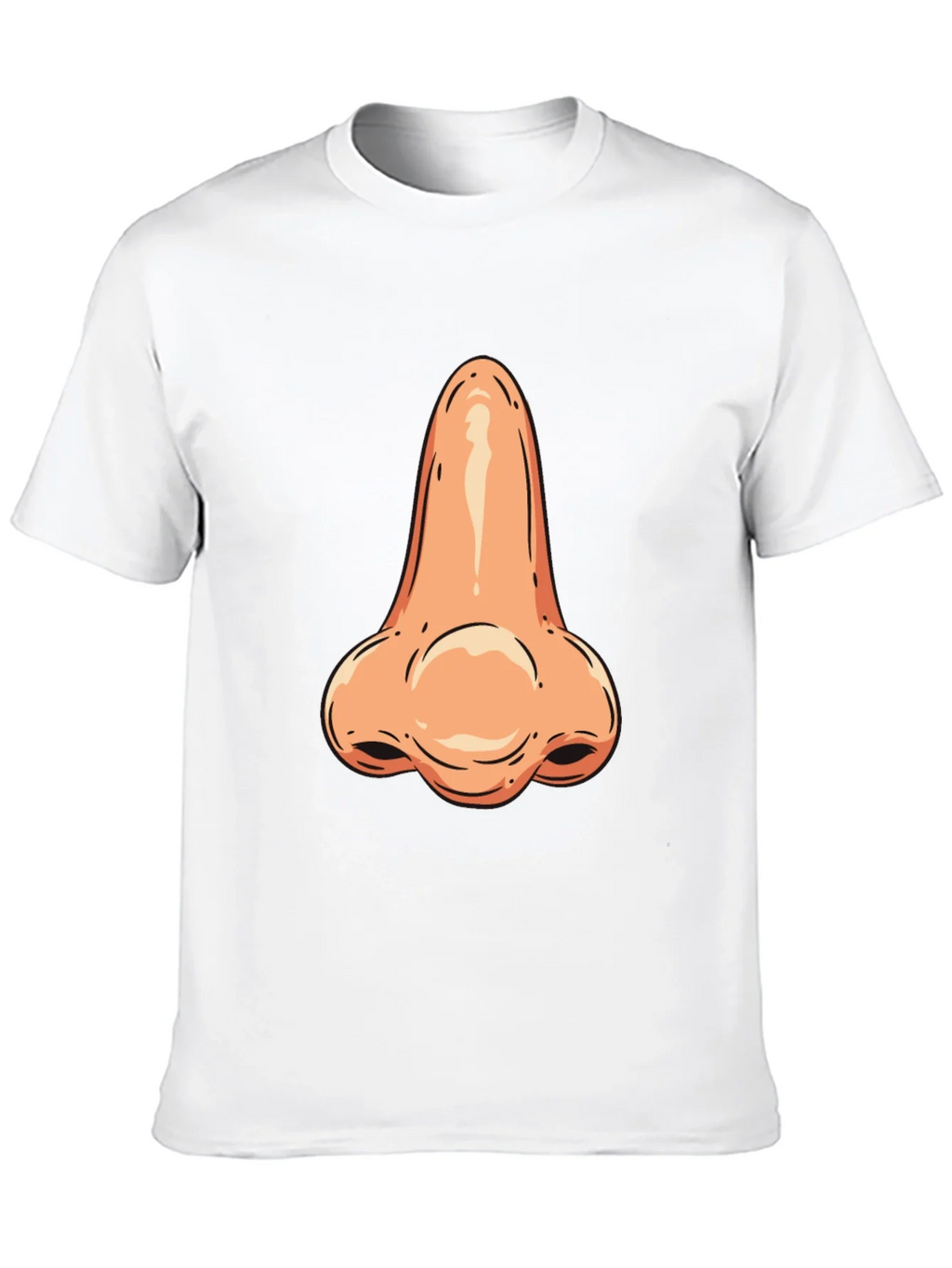 Funny Nose Graphic Tee - Black Cotton T-Shirt product image 3