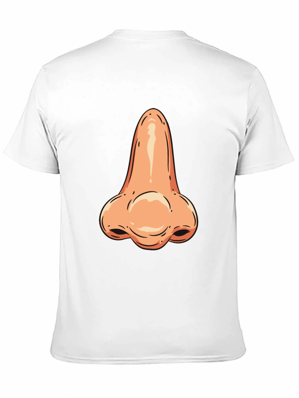 Funny Nose Graphic Tee - Black Cotton T-Shirt product image 4