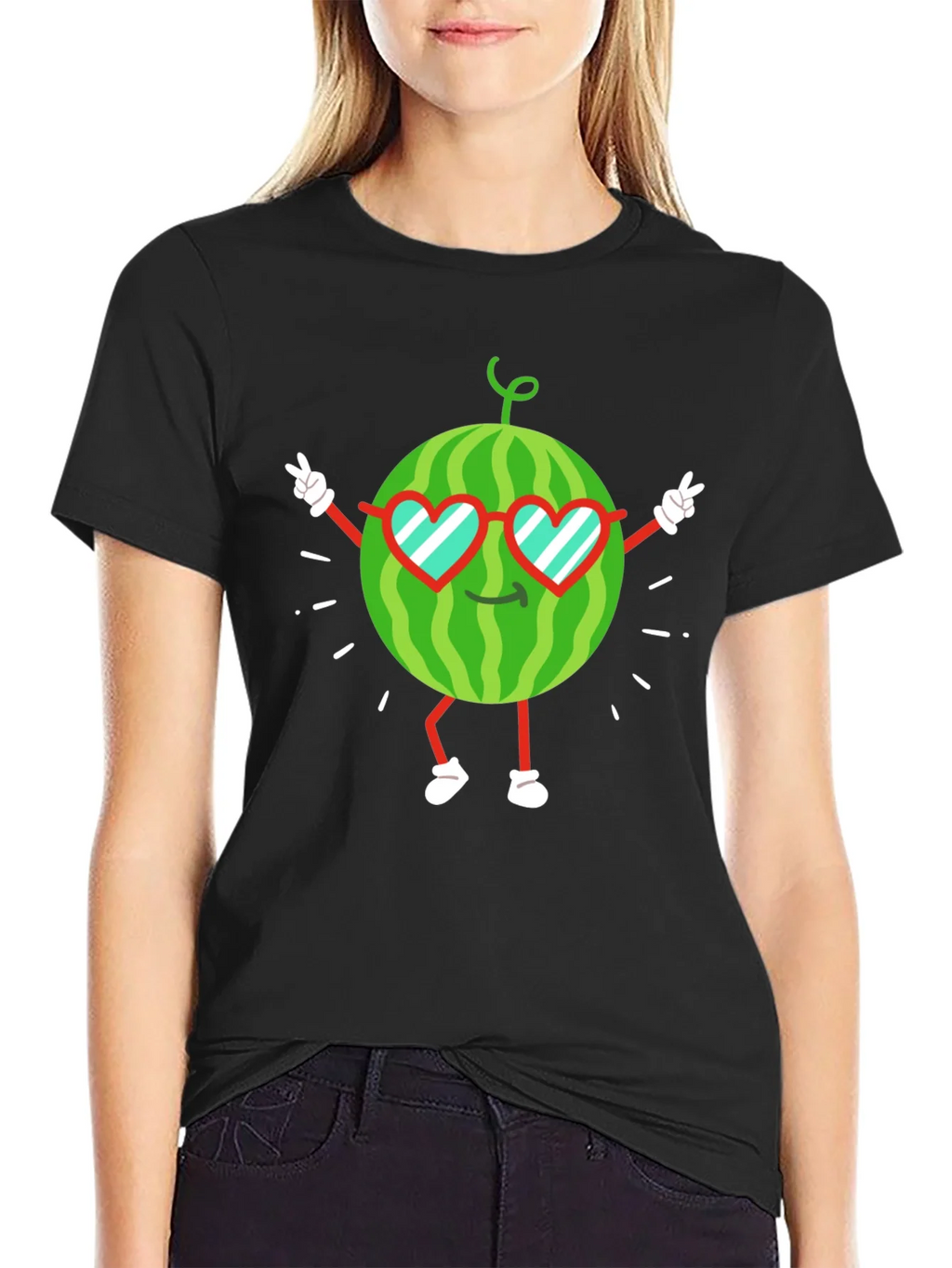 Cool Watermelon Graphic Tee - Fun Summer Shirt product image 2