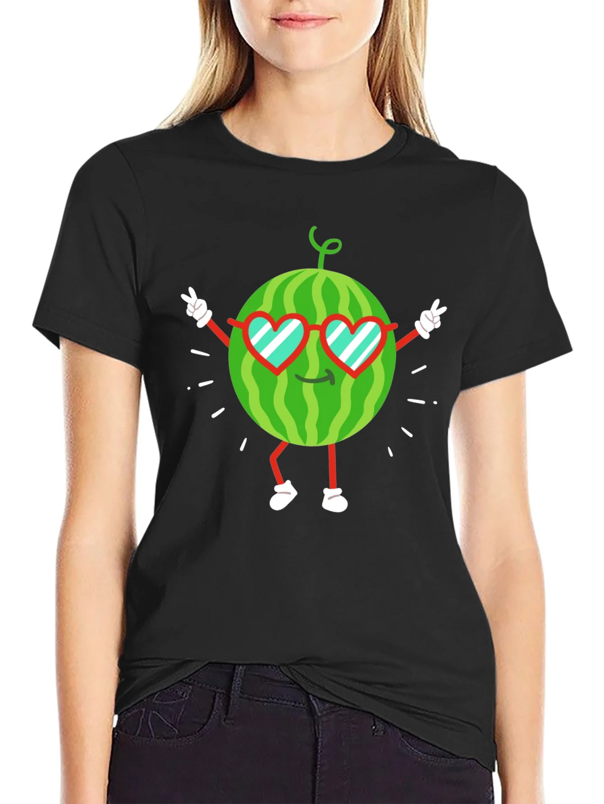 Cool Watermelon Graphic Tee - Fun Summer Shirt product image 2