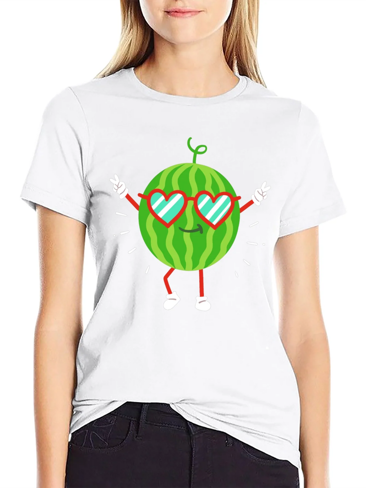 Cool Watermelon Graphic Tee - Fun Summer Shirt product image 8