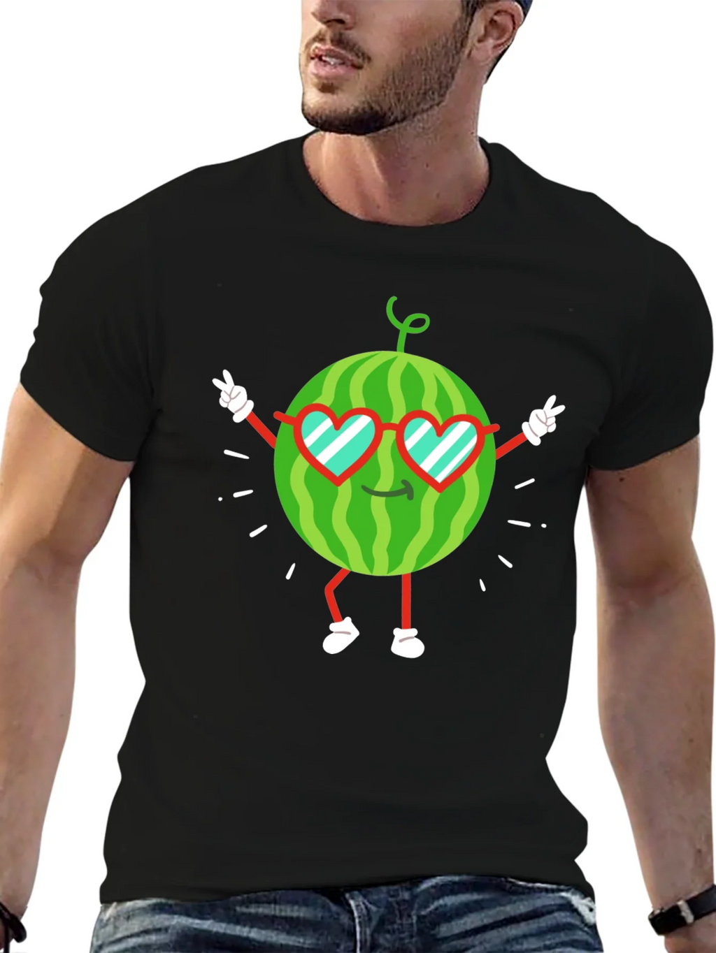Cool Watermelon Graphic Tee - Fun Summer Shirt product image 6