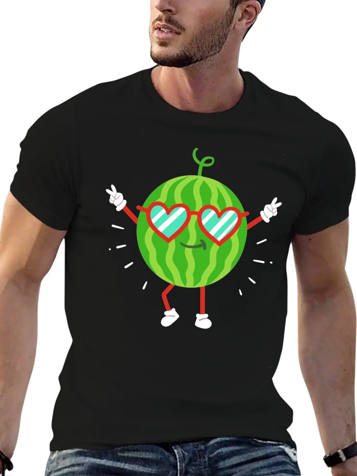 Cool Watermelon Graphic Tee - Fun Summer Shirt product image 6