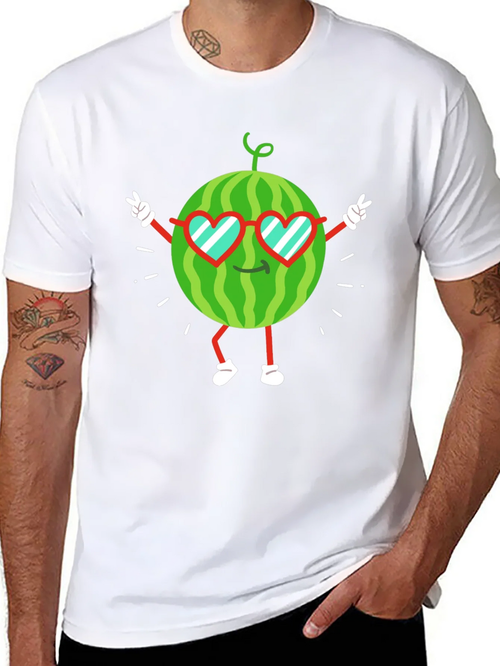 Cool Watermelon Graphic Tee - Fun Summer Shirt product image 7